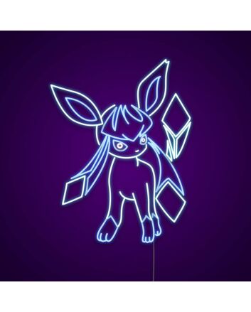 Glaceon Neon Sign for Anime Fans