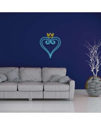 Kingdom Hearts Neon Sign for Game Fans