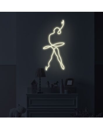 Ballet Dancer Neon Sign for Dance Enthusiasts