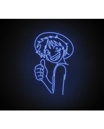 Luffy Neon Sign for Anime Fans