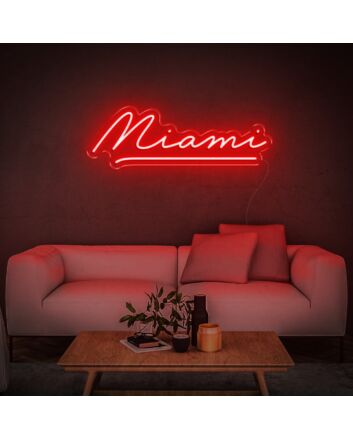 Miami Neon Sign for City and Cultural Decor