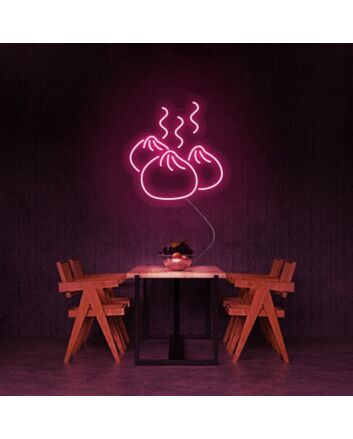 Dumpling Neon Sign for Food Lovers and Restaurants