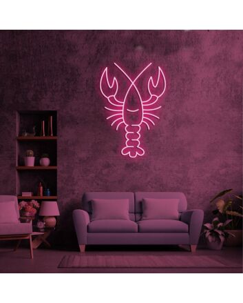 The Lobster Neon Sign for Food Lovers and Restaurants