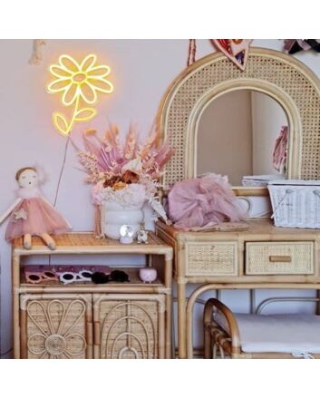 Daisy Neon Sign for Floral and Elegant Decor