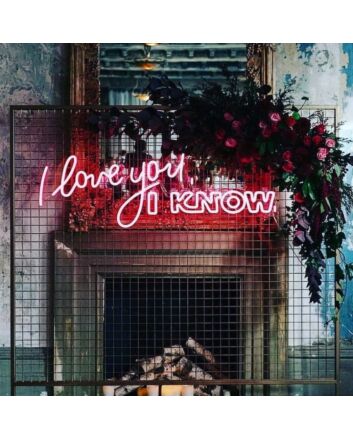 I Love You I Know Neon Sign for Romantic and Star Wars Fans