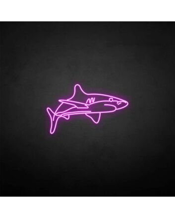 &#39;Shark&#39; neon sign