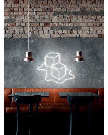 Ice Cube Neon Sign for Fun and Cool Spaces