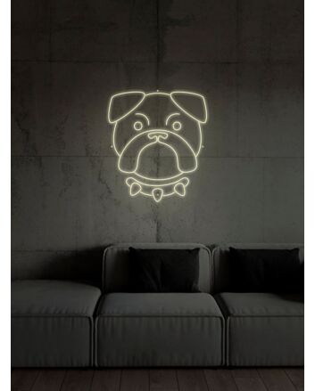 Bulldog Neon Sign for Pet Lovers