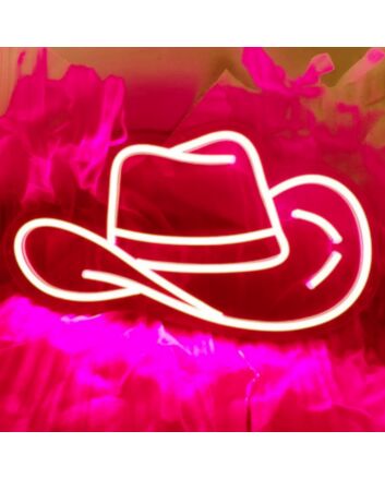 Cowboy Hat V1 Neon Sign for Western and Rustic Decor