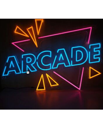Arcade Neon Sign for Gaming and Fun Spaces