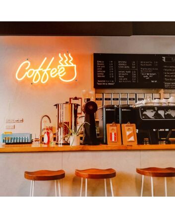 Coffee Neon Sign for Cafes and Coffee Lovers