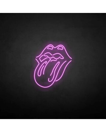 &#39;Tongue&#39; neon sign