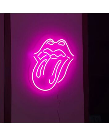 &#39;Tongue&#39; neon sign