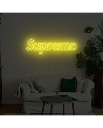 Supreme Neon Sign for Fashion and Stylish Spaces