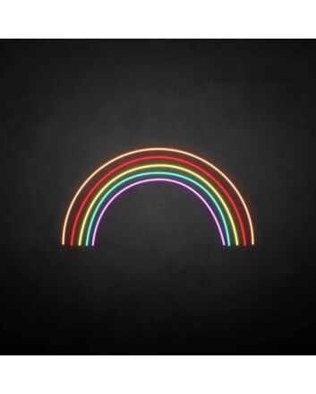 &#39;Rainbow&#39; neon sign