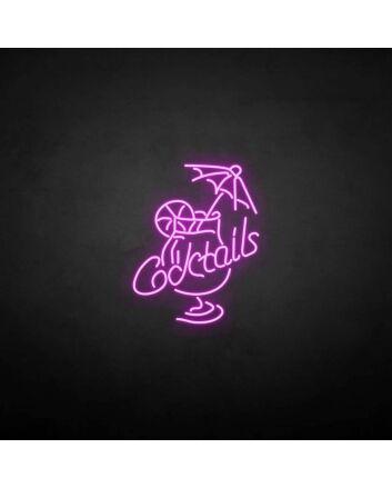 Customize &#39;Cocktail&#39; neon sign
