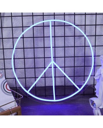 Peace Neon Sign for Peaceful and Positive Spaces