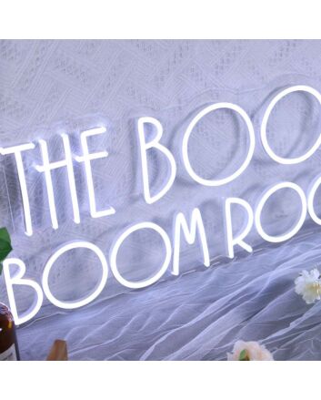 The Boom Boom Boom Neon Sign for Fun and Energetic Spaces