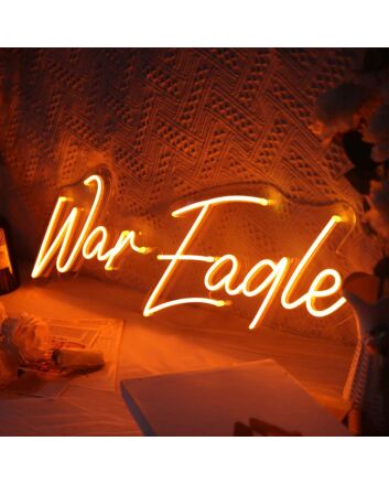 War Eagle Neon Sign for Sports Fans