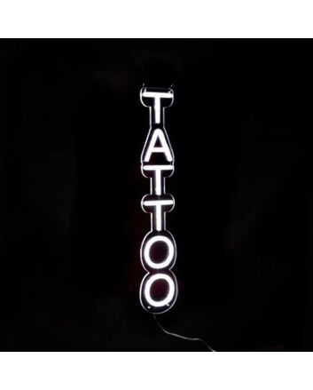 Vertical Tattoo Neon Sign LED Light for Tattoo Studios