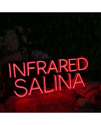 Infrared Sauna Neon Sign for Wellness and Relaxation Spaces