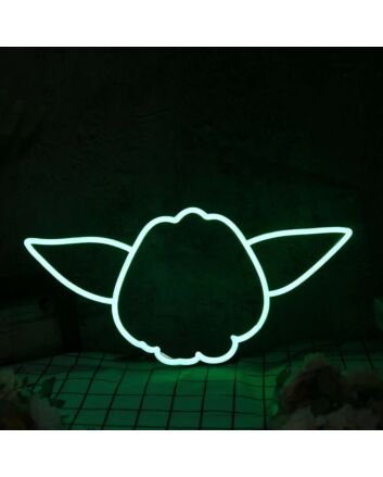 Star War Yoda Green Neon Sign for Star Wars Fans