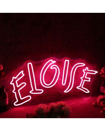 Eloise Red Name Neon Sign for Personalized Decor