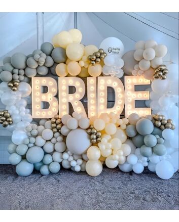 Steel Marquee Letter Bride Party Wedding Backdrop Decor High-End Custom Zinc Metal Marquee Light Marquee Sign for Wedding Celebrations