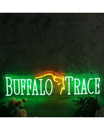 Buffalo Trace Custom Neon Sign for Whiskey Lovers