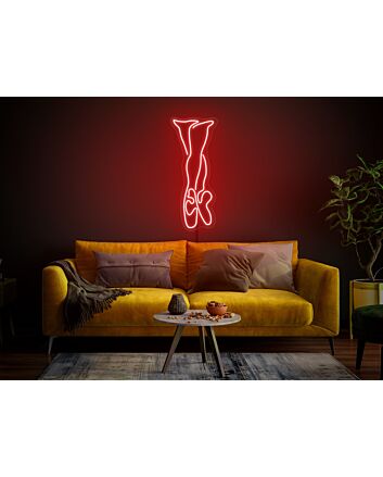 Ballerina Neon Sign Dancer Neon Sign Ballet Slipper Sign Ballerina Wall Decor for Dance Enthusiasts