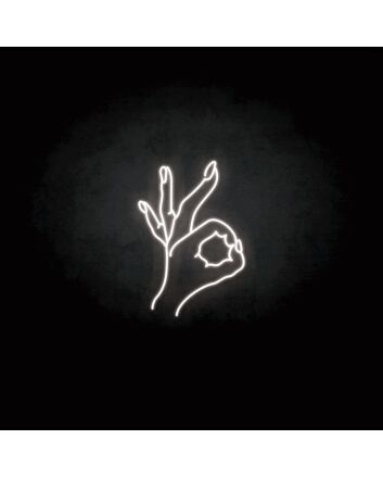 &#39;OK&#39; neon sign