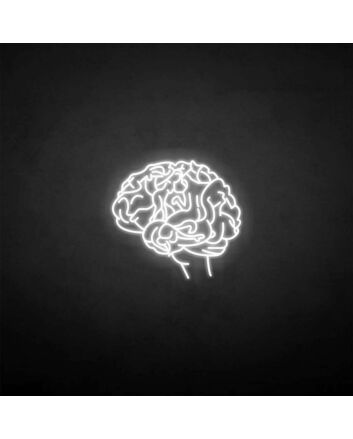 &#39;Brain&#39; neon sign