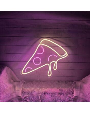 Pizza Neon Sign for Pizzerias and Dining Areas