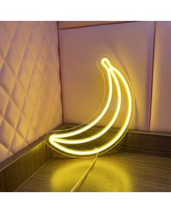 Banana Neon Sign for Fun and Whimsical Decor