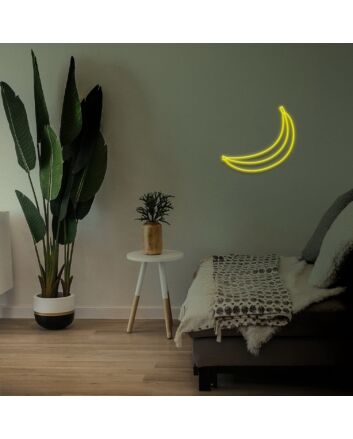 Banana Neon Sign for Fun and Whimsical Decor