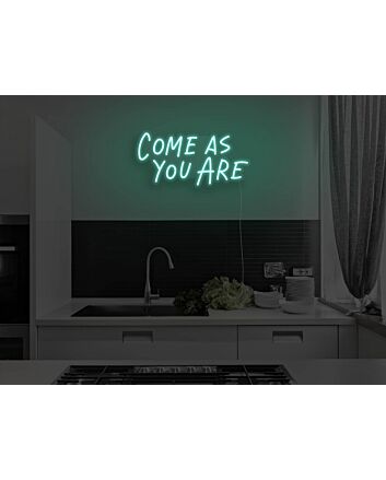 Come As You Are Neon Sign for Welcoming and Inclusive Spaces