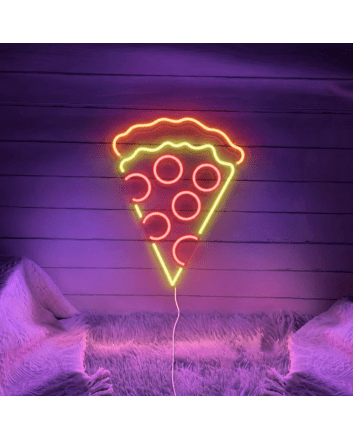 Pizza Neon Sign for Pizzerias and Dining Areas