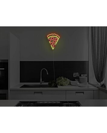 Pizza Neon Sign for Pizzerias and Dining Areas