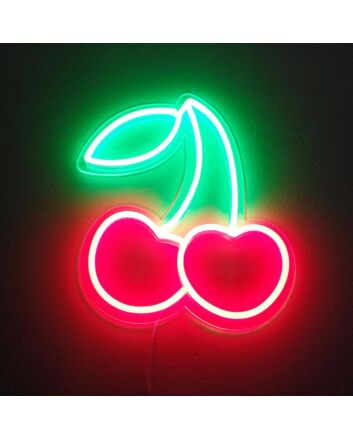 Cherry Neon Sign for Fun and Whimsical Decor