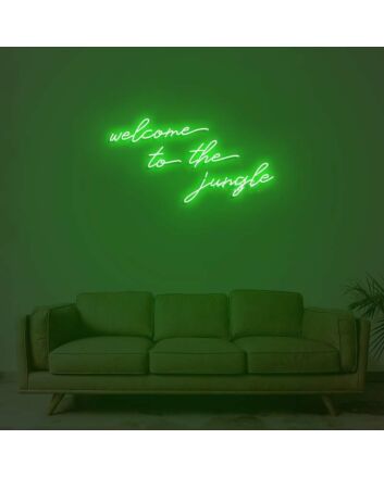 Welcome To The Jungle Neon Sign for Fun and Adventurous Spaces