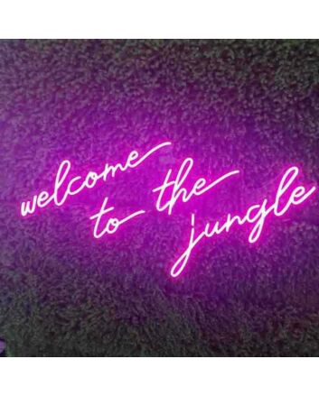 Welcome To The Jungle Neon Sign for Fun and Adventurous Spaces