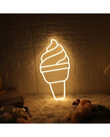 Ice Cream Neon Sign for Sweet and Fun Spaces