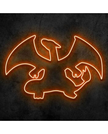 Charizard Neon Sign for Anime Fans