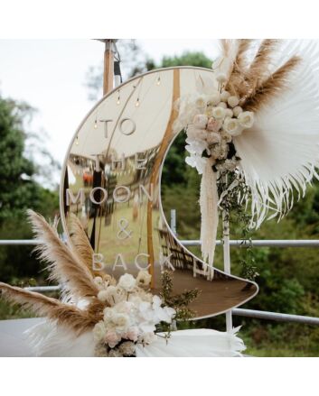 To The Moon And Back Neon Sign for Romantic and Inspirational Spaces