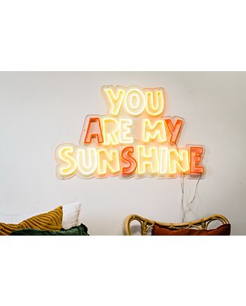 You Are My Sunshine Neon Sign for Positive and Loving Spaces