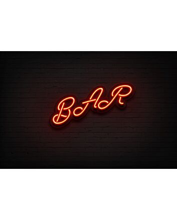 Bar Neon Sign for Bars and Social Spaces