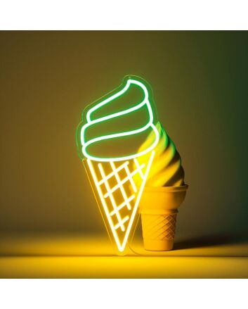 Ice Cream Neon Sign for Sweet and Fun Spaces