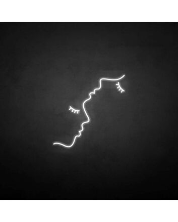 &#39;Faces&#39; neon sign