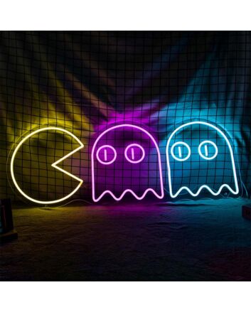 Pac-Man Neon Sign for Retro and Gaming Fans