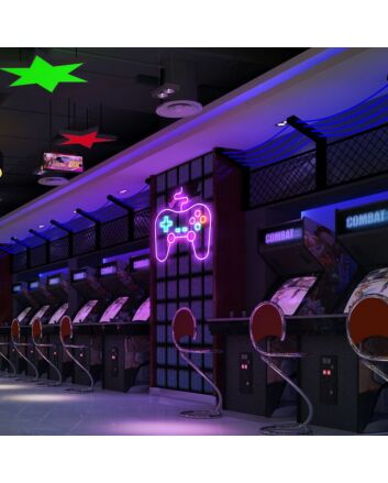 Game Console Neon Sign for Gaming and Fun Spaces